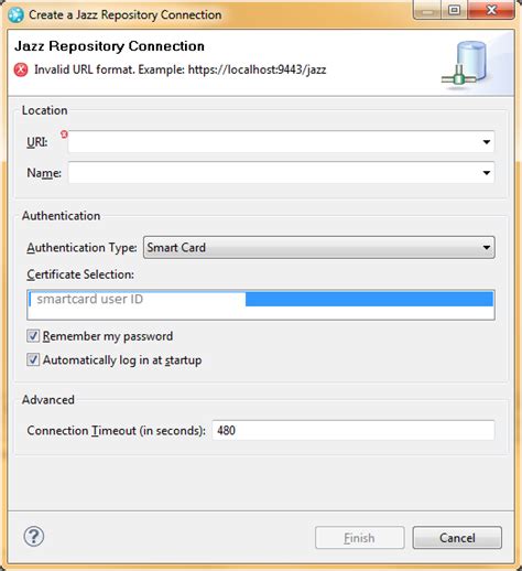 Smart card authentication does not work in Eclipse, working in 